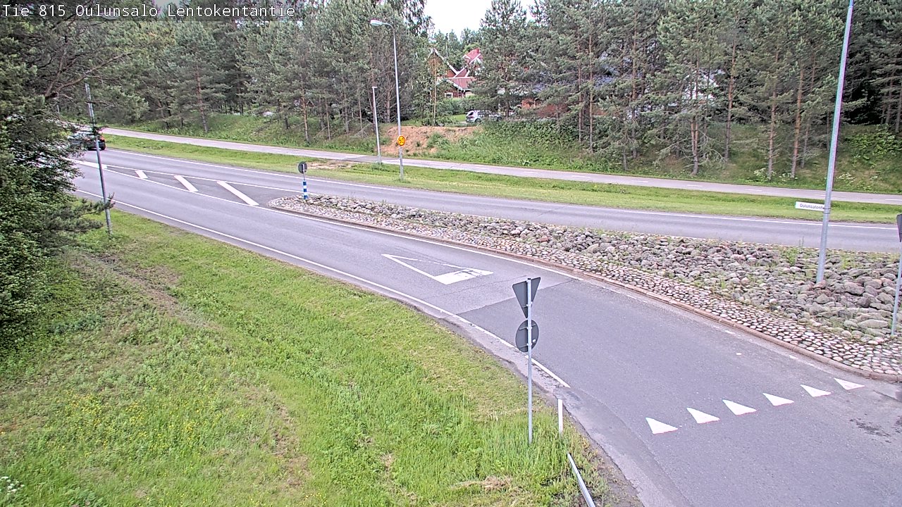 Kelikamerat Kuva Tie 816 Oulunsalo, Lentokentäntie, Oulu, Pohjois-Pohjanmaa