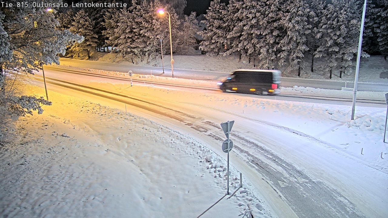 Kelikamerat Kuva Tie 816 Oulunsalo, Lentokentäntie, Oulu, Pohjois-Pohjanmaa