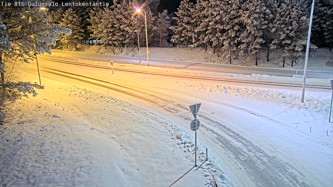 Kelikamerat Kuva Tie 816 Oulunsalo, Lentokentäntie, Oulu, Pohjois-Pohjanmaa