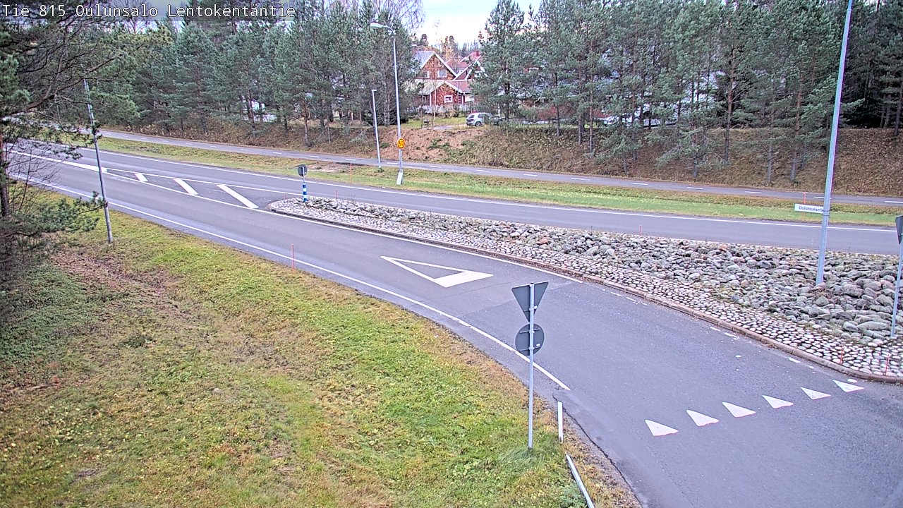 Kelikamerat Kuva Tie 816 Oulunsalo, Lentokentäntie, Oulu, Pohjois-Pohjanmaa