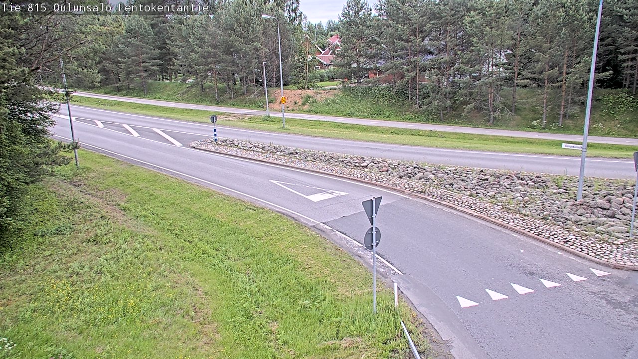 Kelikamerat Kuva Tie 816 Oulunsalo, Lentokentäntie, Oulu, Pohjois-Pohjanmaa