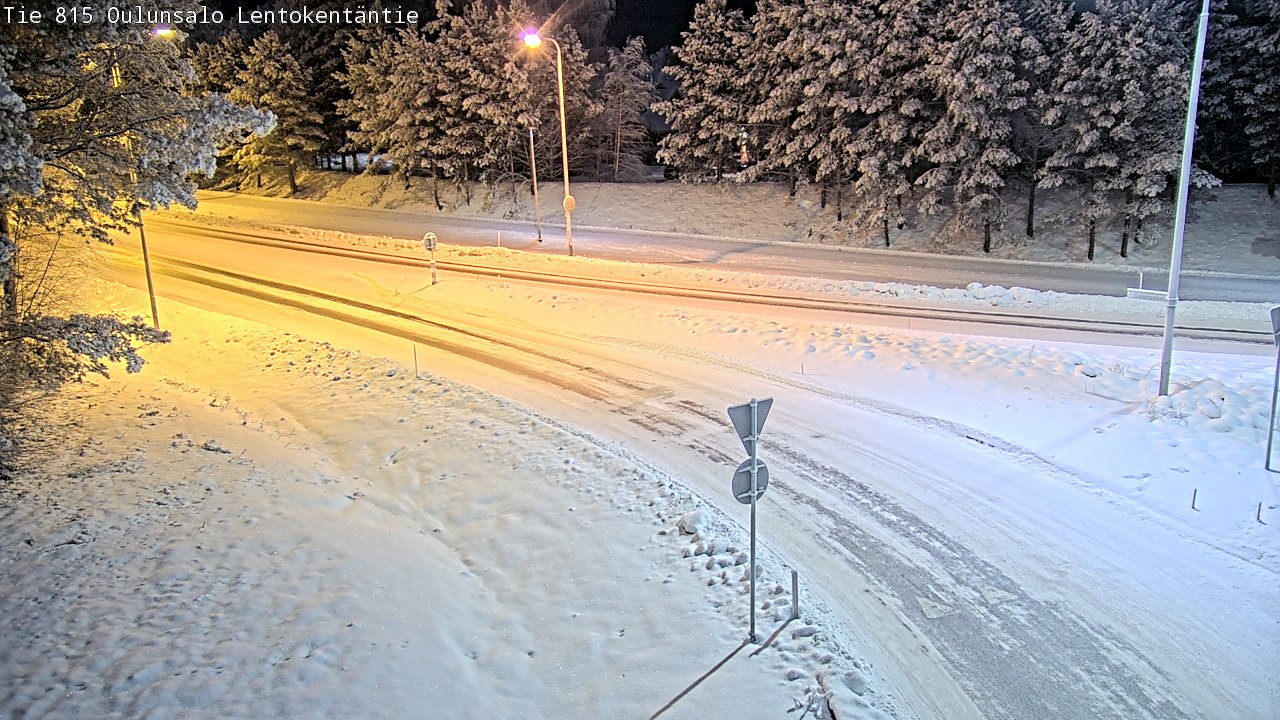 Kelikamerat Kuva Tie 816 Oulunsalo, Lentokentäntie, Oulu, Pohjois-Pohjanmaa