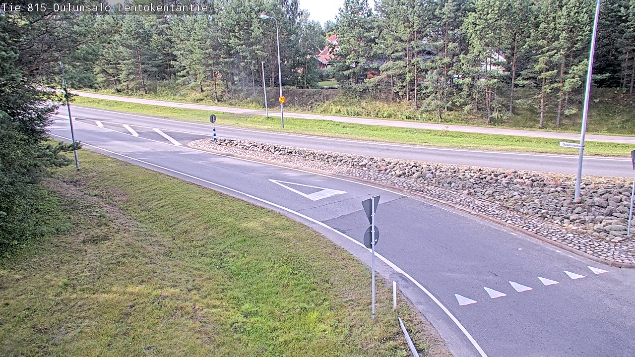 Weather Camera Image Road 816 Oulunsalo, Lentokentäntie, Oulu, Pohjois-Pohjanmaa