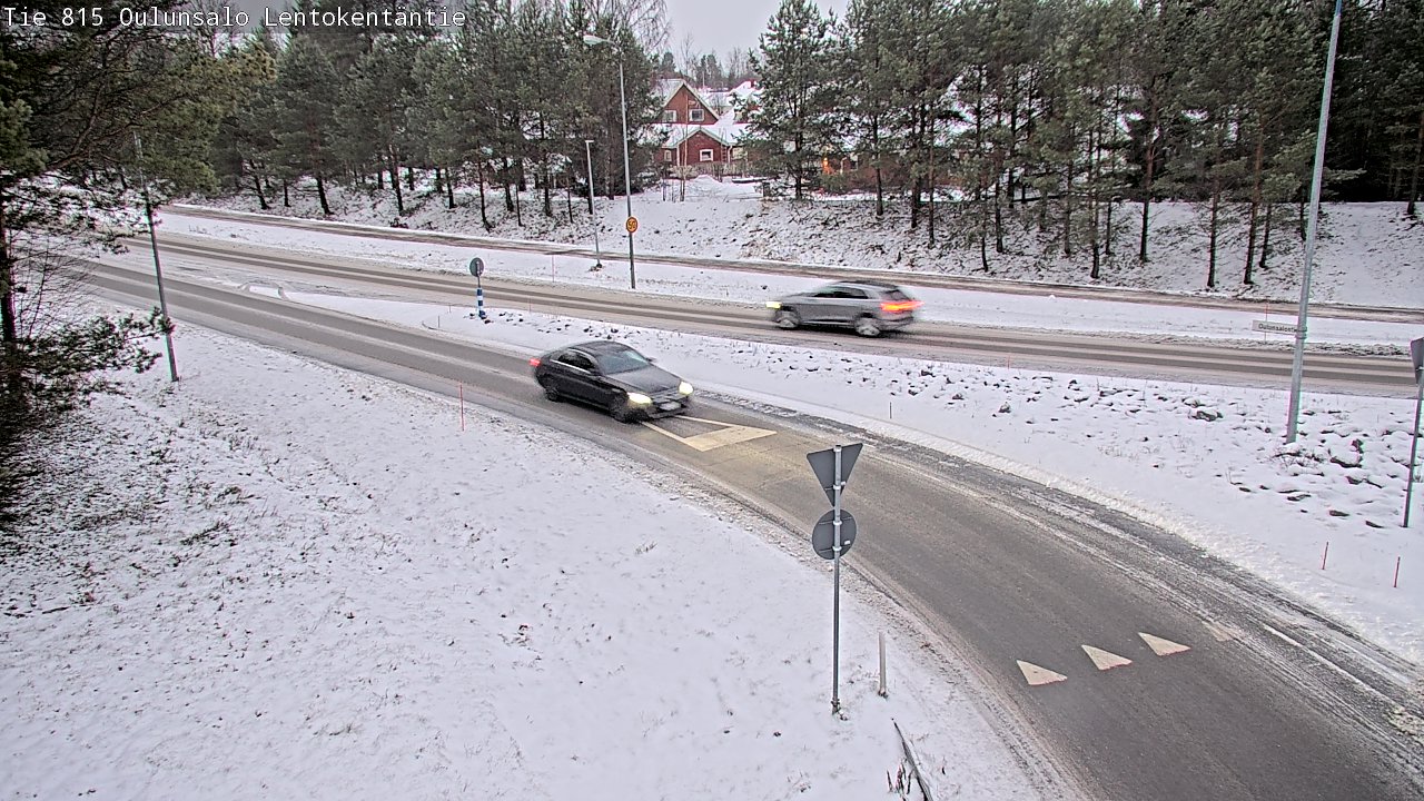 Weather Camera Image Road 816 Oulunsalo, Lentokentäntie, Oulu, Pohjois-Pohjanmaa