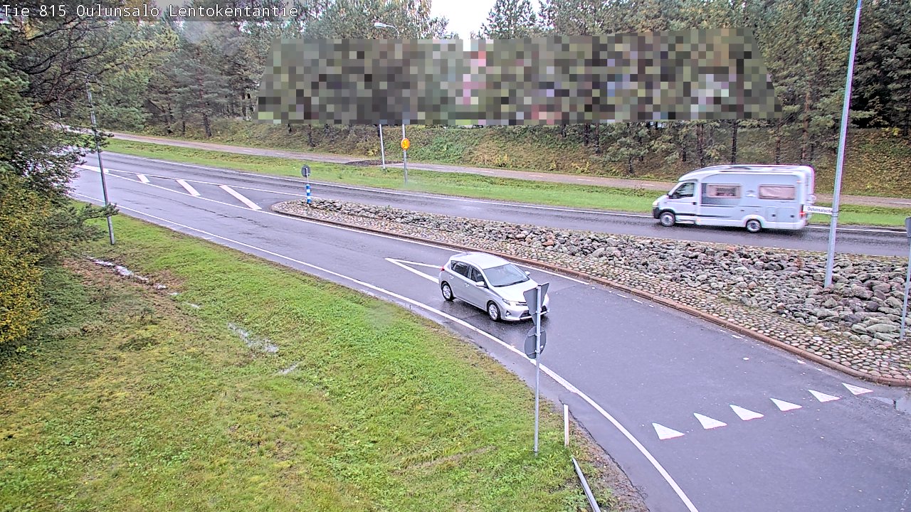 Weather Camera Image Road 816 Oulunsalo, Lentokentäntie, Oulu, Pohjois-Pohjanmaa