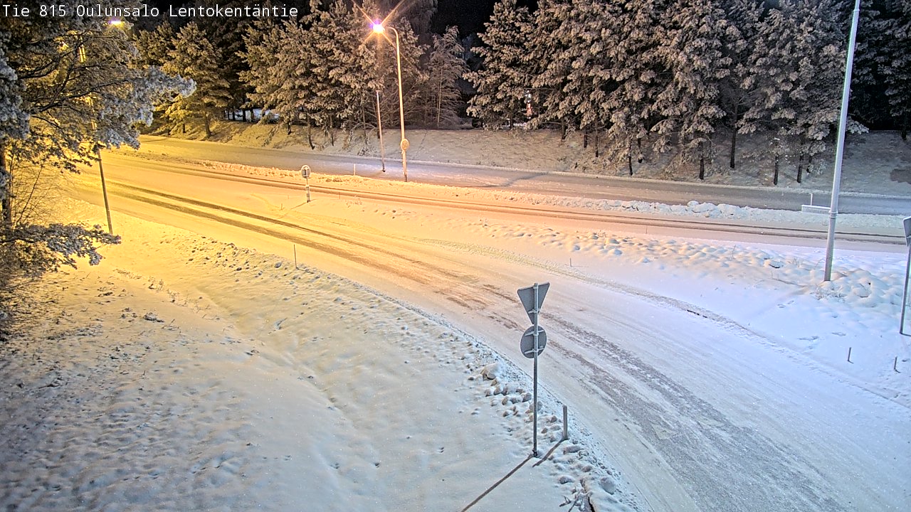 Kelikamerat Kuva Tie 816 Oulunsalo, Lentokentäntie, Oulu, Pohjois-Pohjanmaa