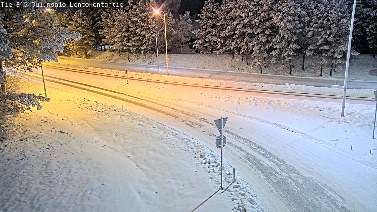 Kelikamerat Kuva Tie 816 Oulunsalo, Lentokentäntie, Oulu, Pohjois-Pohjanmaa