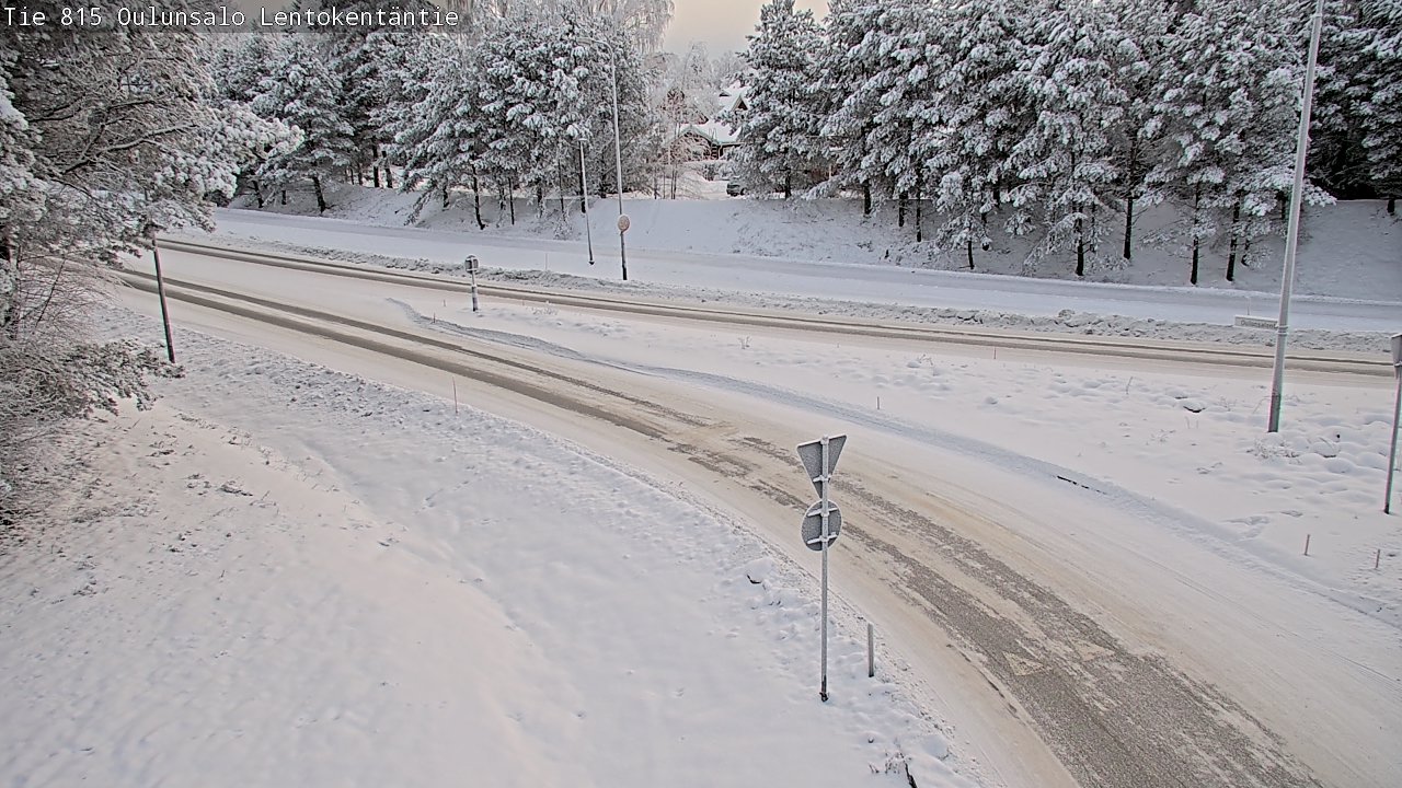 Kelikamerat Kuva Tie 816 Oulunsalo, Lentokentäntie, Oulu, Pohjois-Pohjanmaa