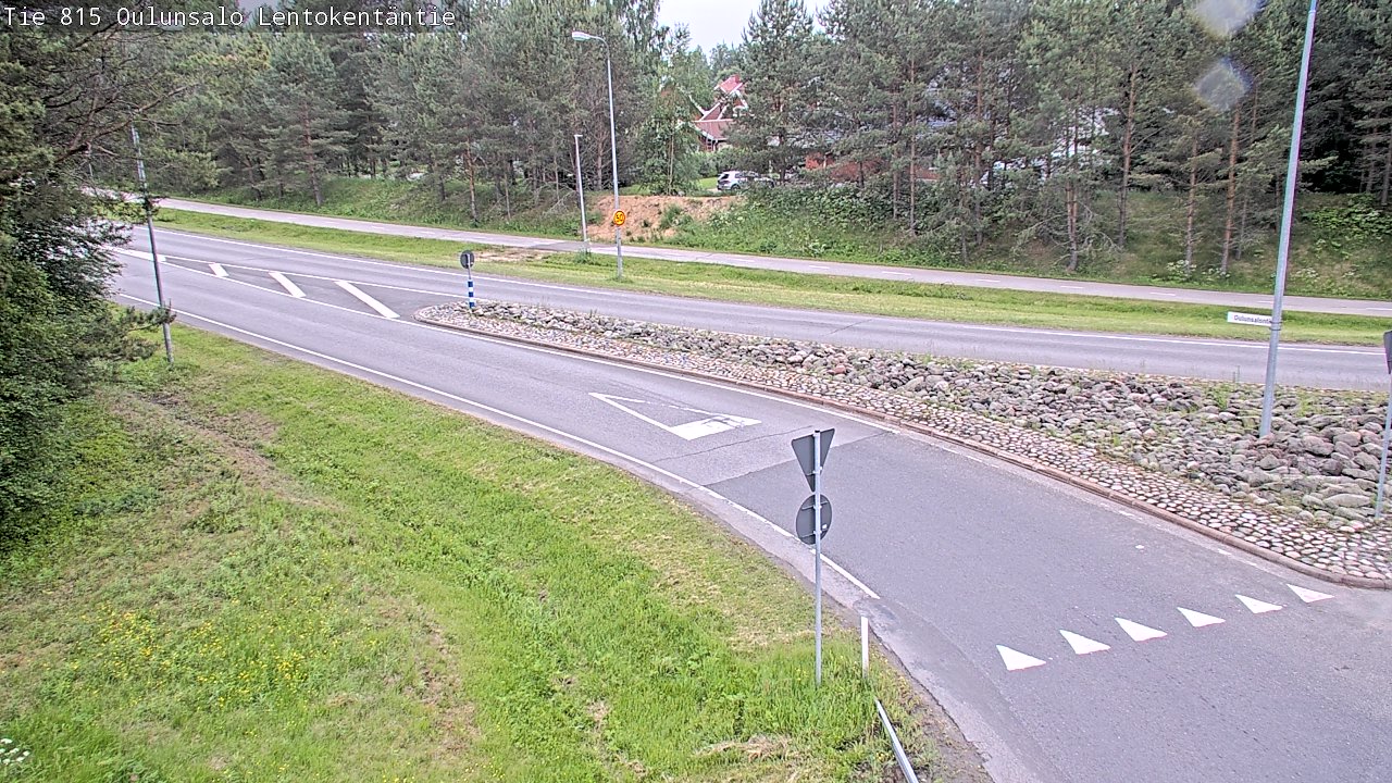Kelikamerat Kuva Tie 816 Oulunsalo, Lentokentäntie, Oulu, Pohjois-Pohjanmaa