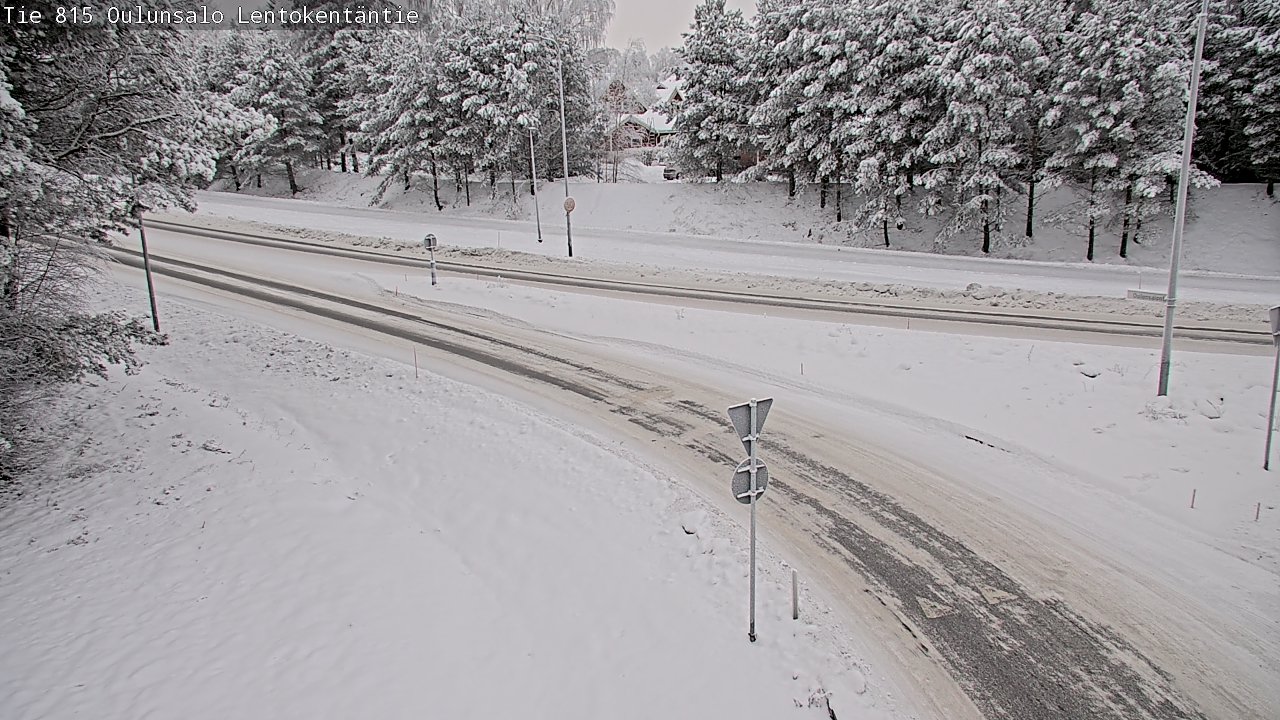 Kelikamerat Kuva Tie 816 Oulunsalo, Lentokentäntie, Oulu, Pohjois-Pohjanmaa