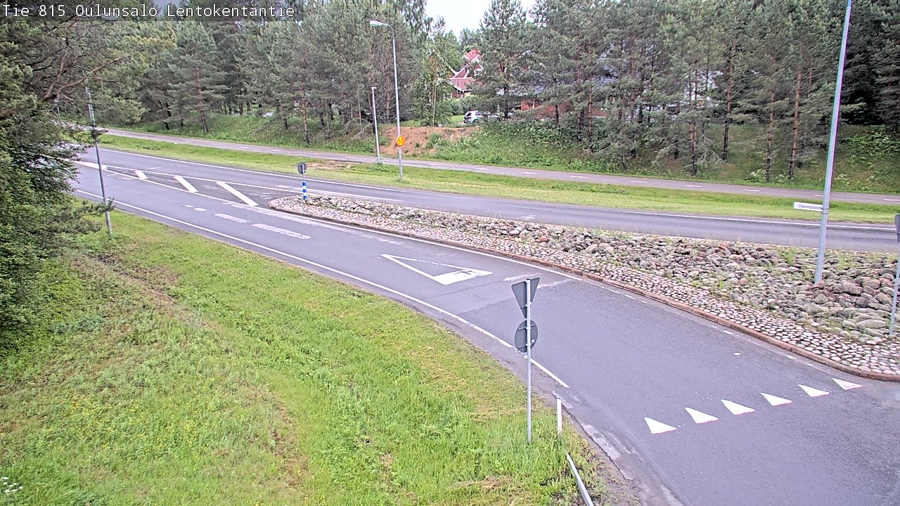 Kelikamerat Kuva Tie 816 Oulunsalo, Lentokentäntie, Oulu, Pohjois-Pohjanmaa