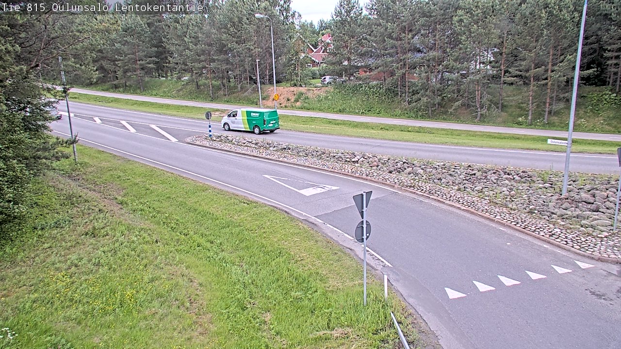 Kelikamerat Kuva Tie 816 Oulunsalo, Lentokentäntie, Oulu, Pohjois-Pohjanmaa