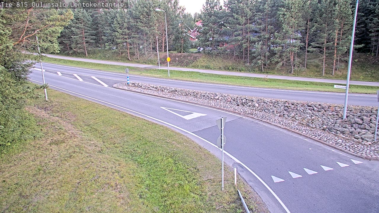 Kelikamerat Kuva Tie 816 Oulunsalo, Lentokentäntie, Oulu, Pohjois-Pohjanmaa