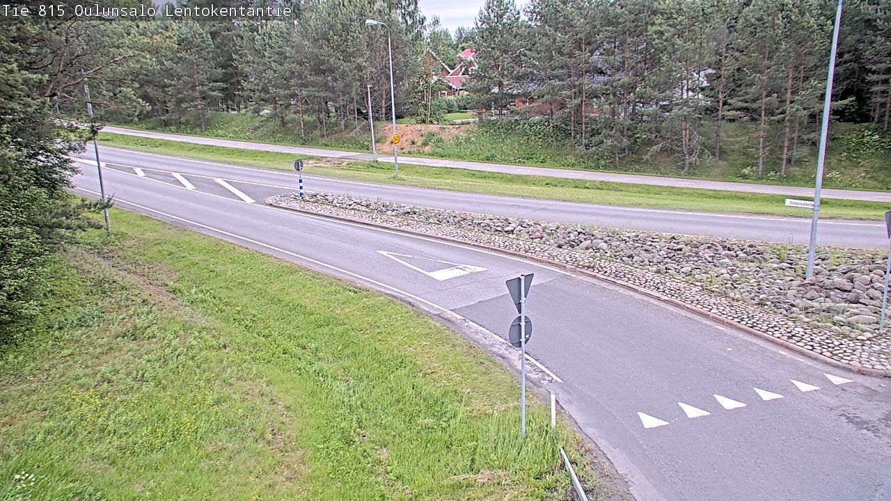Kelikamerat Kuva Tie 816 Oulunsalo, Lentokentäntie, Oulu, Pohjois-Pohjanmaa