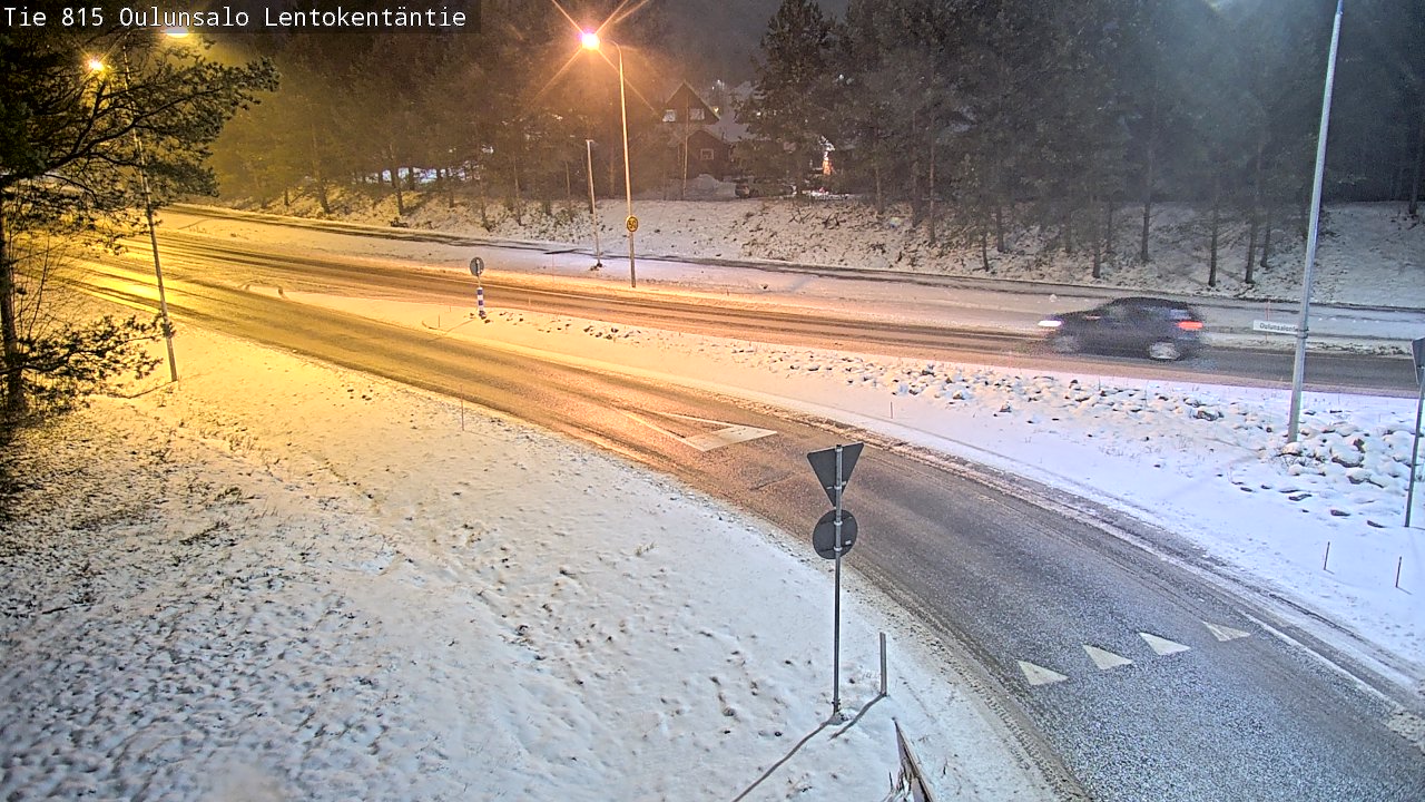 Weather Camera Image Road 816 Oulunsalo, Lentokentäntie, Oulu, Pohjois-Pohjanmaa