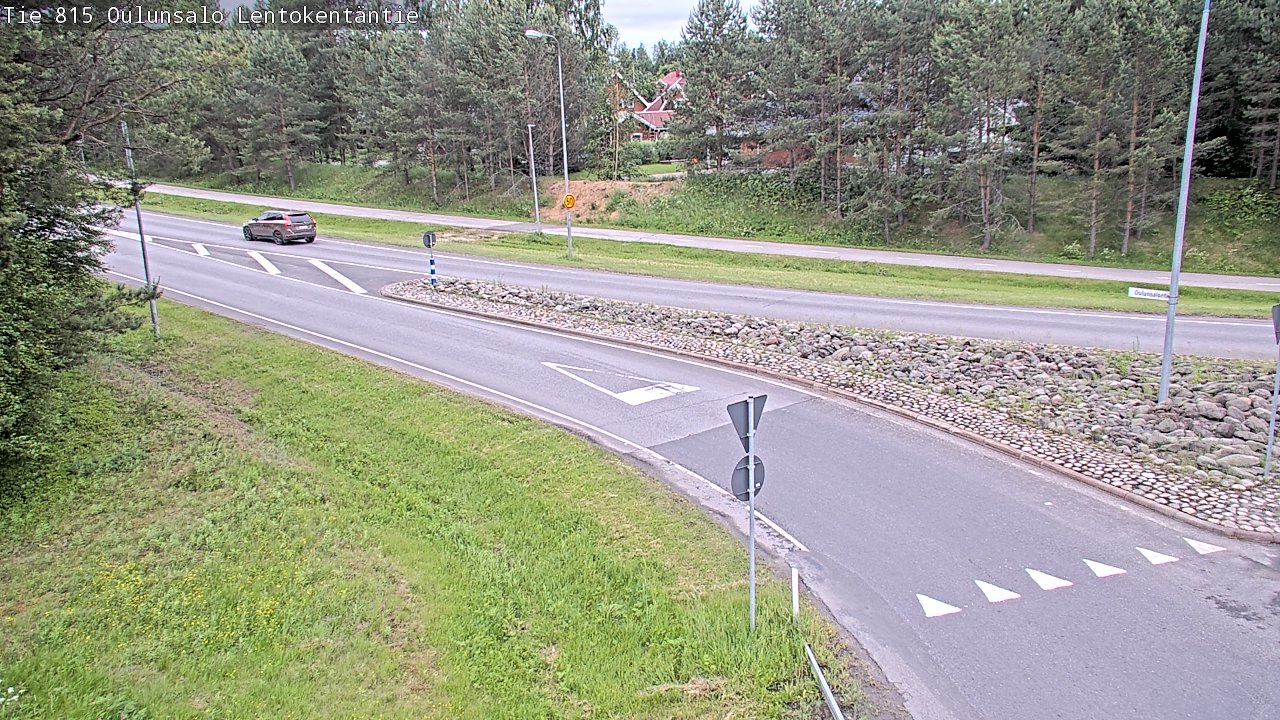 Kelikamerat Kuva Tie 816 Oulunsalo, Lentokentäntie, Oulu, Pohjois-Pohjanmaa