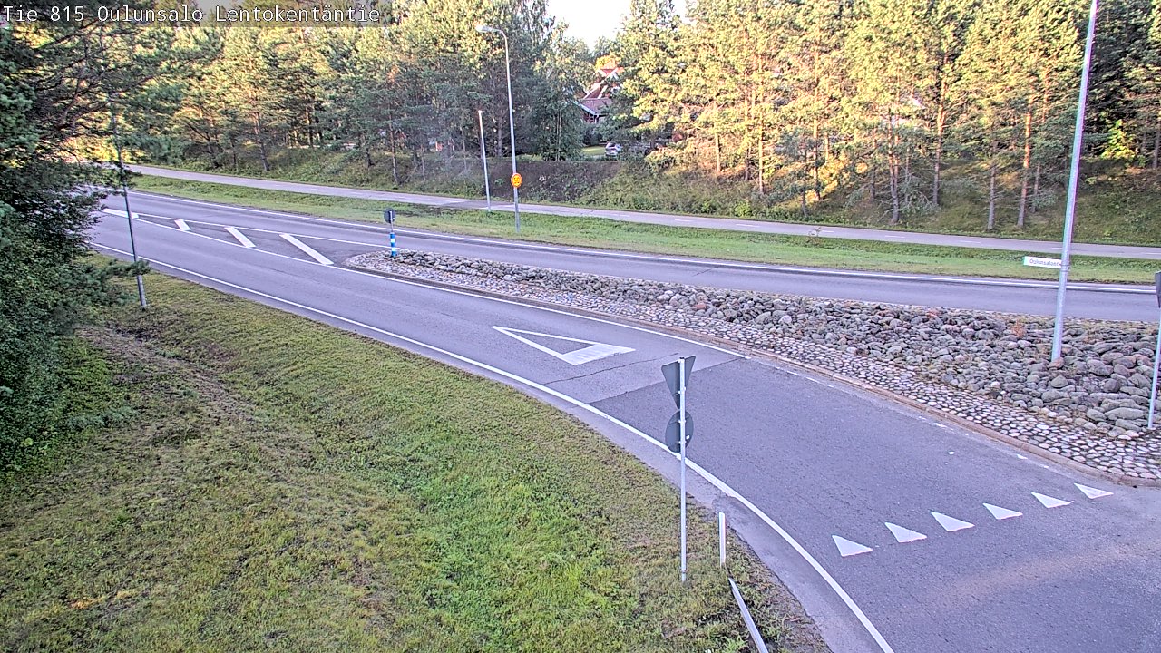 Weather Camera Image Road 816 Oulunsalo, Lentokentäntie, Oulu, Pohjois-Pohjanmaa