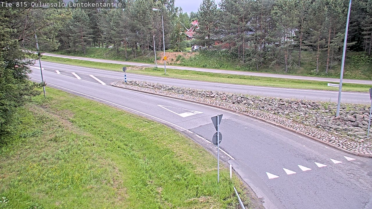 Kelikamerat Kuva Tie 816 Oulunsalo, Lentokentäntie, Oulu, Pohjois-Pohjanmaa