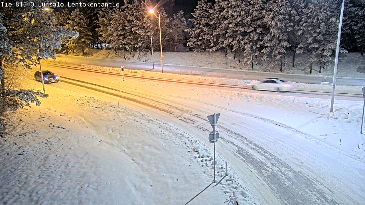 Kelikamerat Kuva Tie 816 Oulunsalo, Lentokentäntie, Oulu, Pohjois-Pohjanmaa