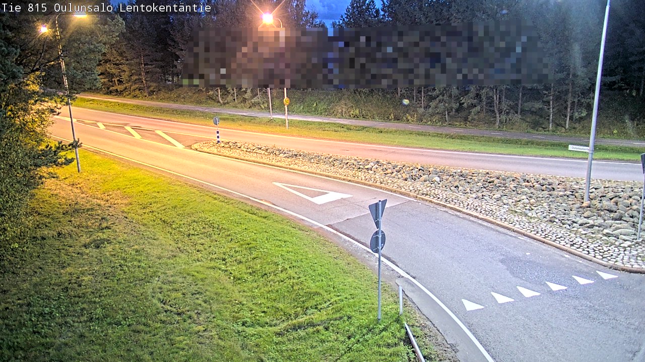 Kelikamerat Kuva Tie 816 Oulunsalo, Lentokentäntie, Oulu, Pohjois-Pohjanmaa