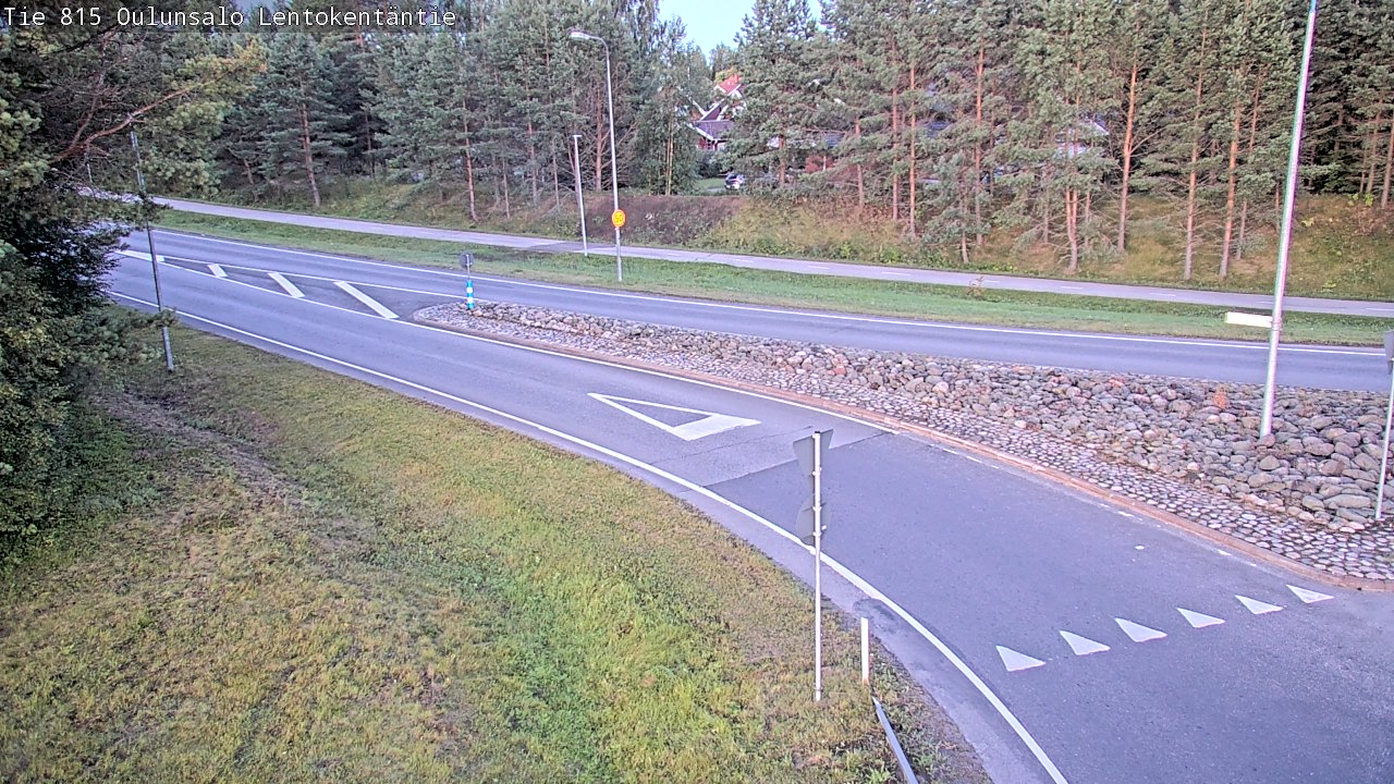 Kelikamerat Kuva Tie 816 Oulunsalo, Lentokentäntie, Oulu, Pohjois-Pohjanmaa