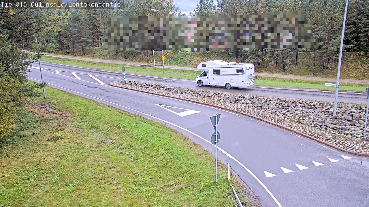 Weather Camera Image Road 816 Oulunsalo, Lentokentäntie, Oulu, Pohjois-Pohjanmaa