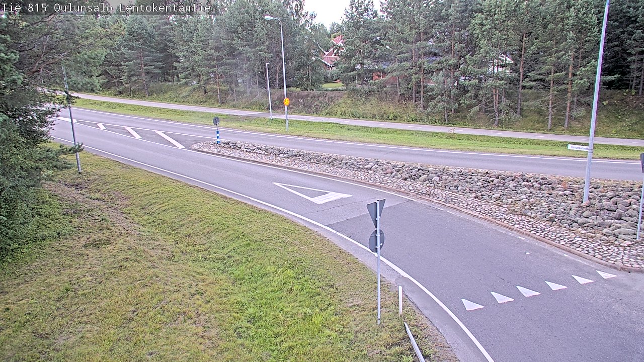 Weather Camera Image Road 816 Oulunsalo, Lentokentäntie, Oulu, Pohjois-Pohjanmaa