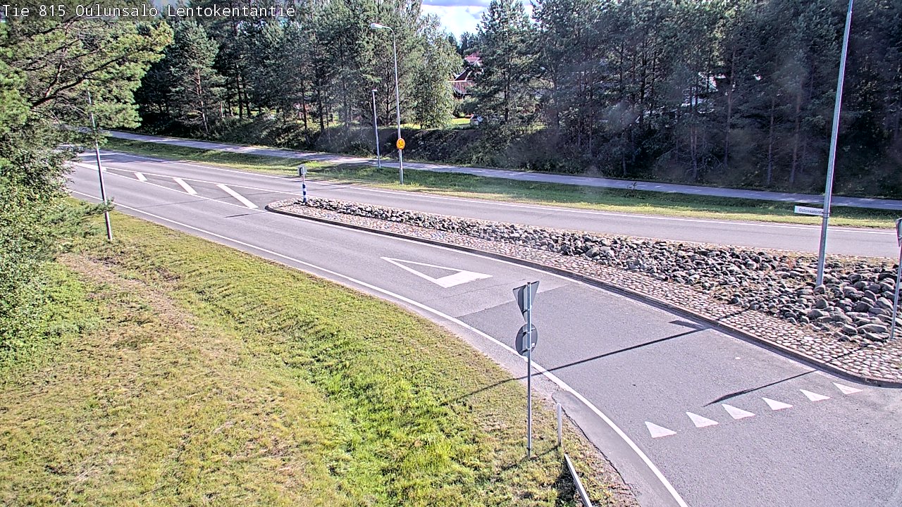 Kelikamerat Kuva Tie 816 Oulunsalo, Lentokentäntie, Oulu, Pohjois-Pohjanmaa