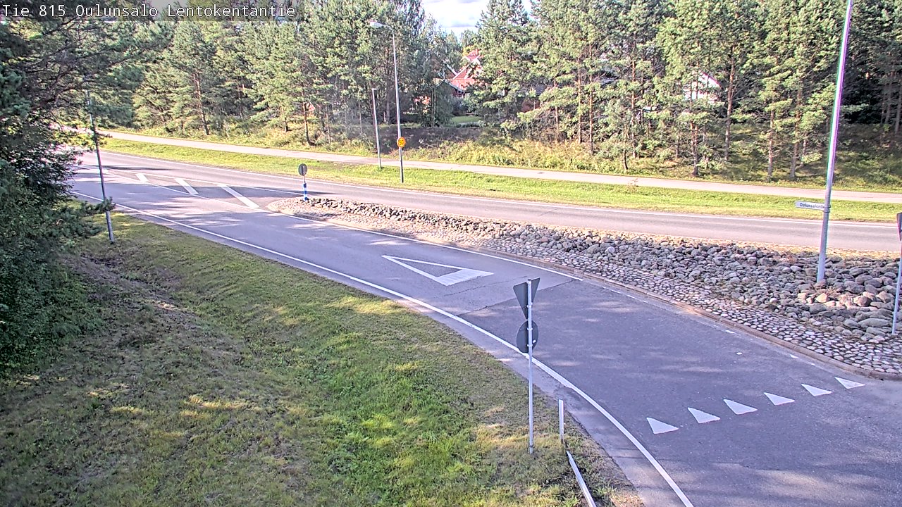 Kelikamerat Kuva Tie 816 Oulunsalo, Lentokentäntie, Oulu, Pohjois-Pohjanmaa
