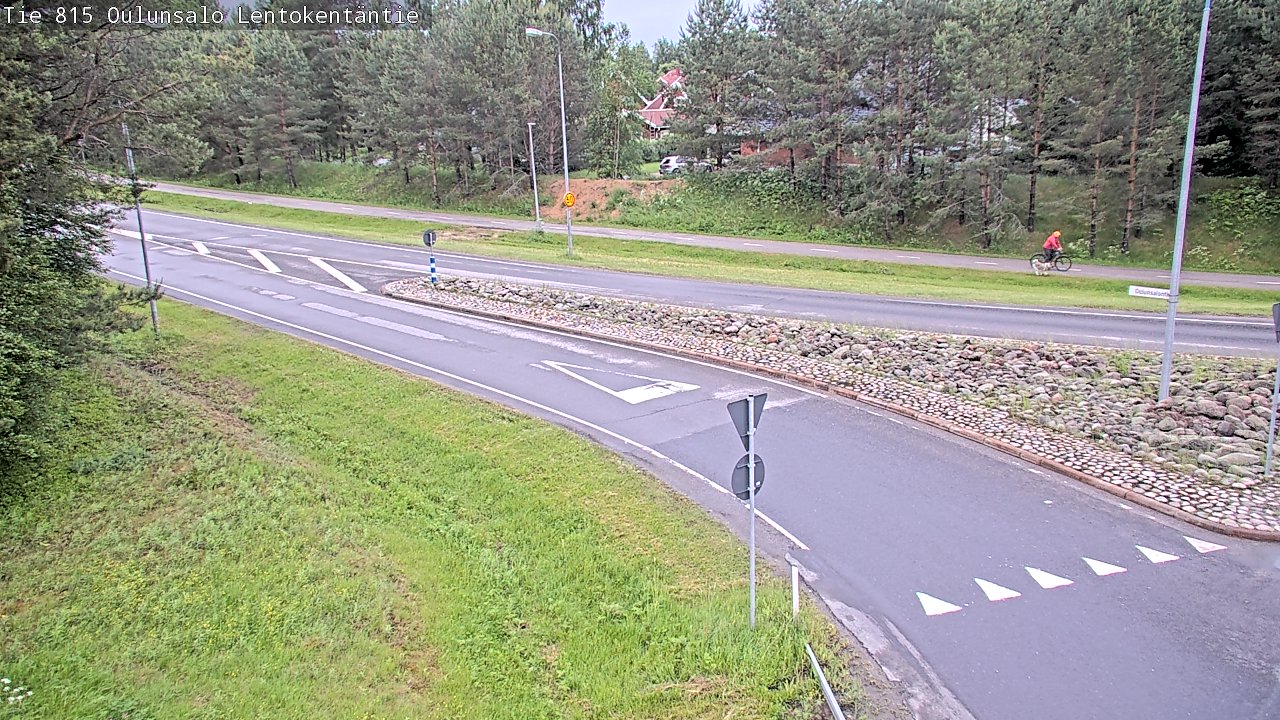 Kelikamerat Kuva Tie 816 Oulunsalo, Lentokentäntie, Oulu, Pohjois-Pohjanmaa