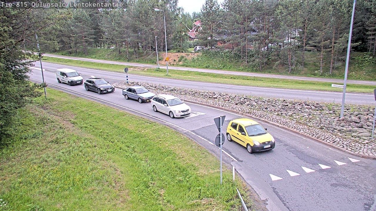 Kelikamerat Kuva Tie 816 Oulunsalo, Lentokentäntie, Oulu, Pohjois-Pohjanmaa