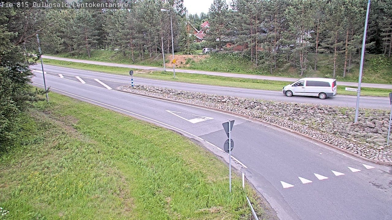 Kelikamerat Kuva Tie 816 Oulunsalo, Lentokentäntie, Oulu, Pohjois-Pohjanmaa