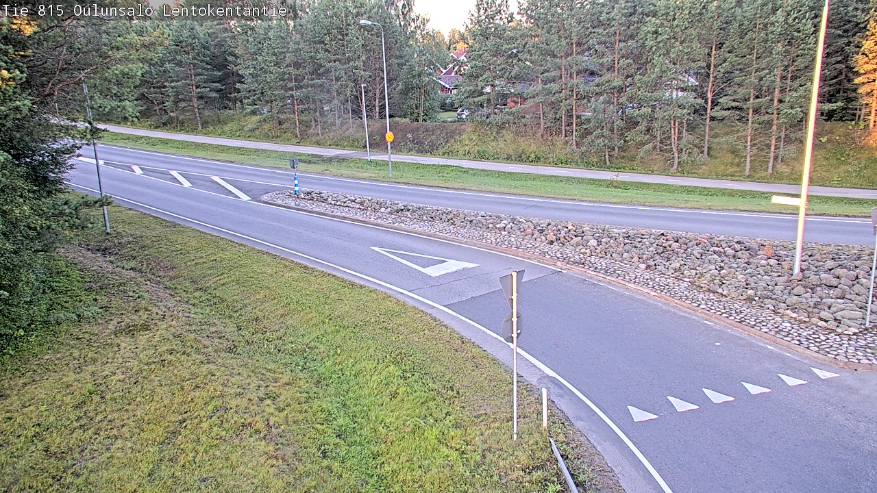 Kelikamerat Kuva Tie 816 Oulunsalo, Lentokentäntie, Oulu, Pohjois-Pohjanmaa