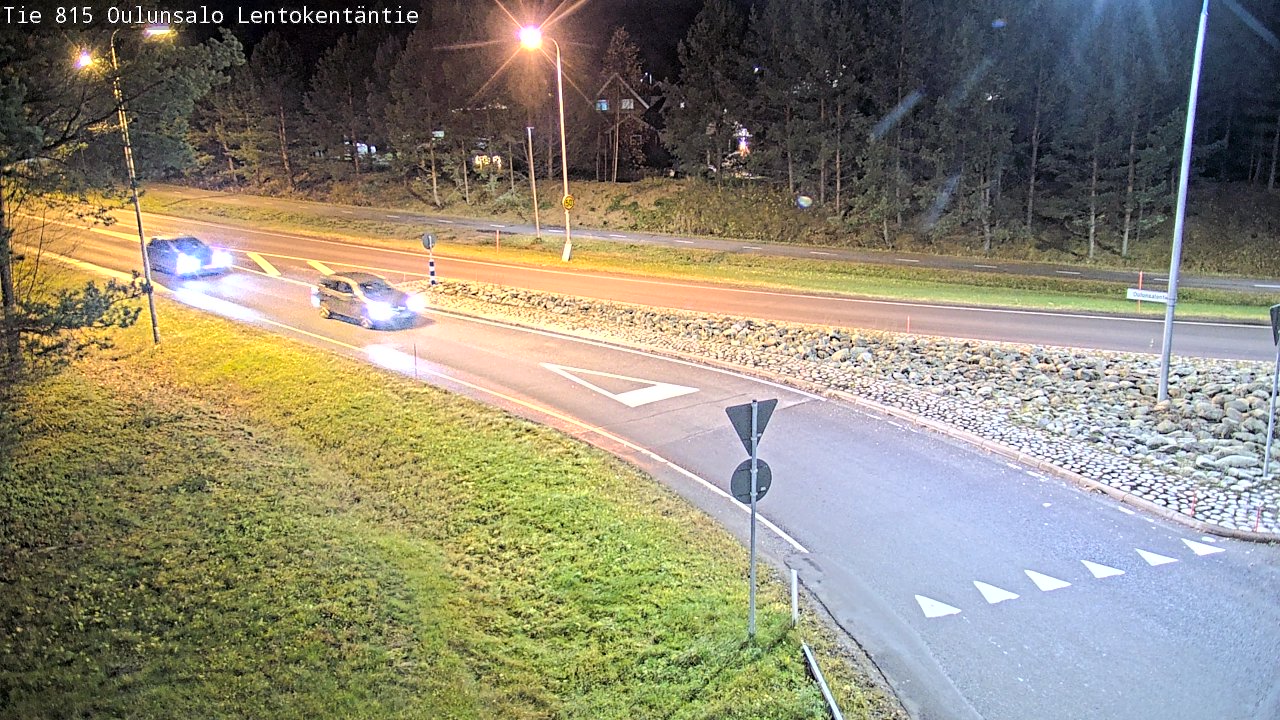 Kelikamerat Kuva Tie 816 Oulunsalo, Lentokentäntie, Oulu, Pohjois-Pohjanmaa