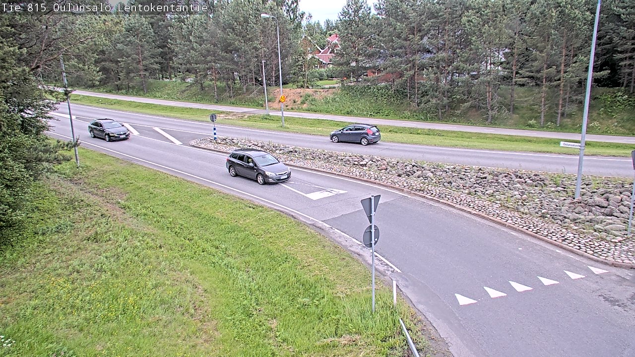 Kelikamerat Kuva Tie 816 Oulunsalo, Lentokentäntie, Oulu, Pohjois-Pohjanmaa