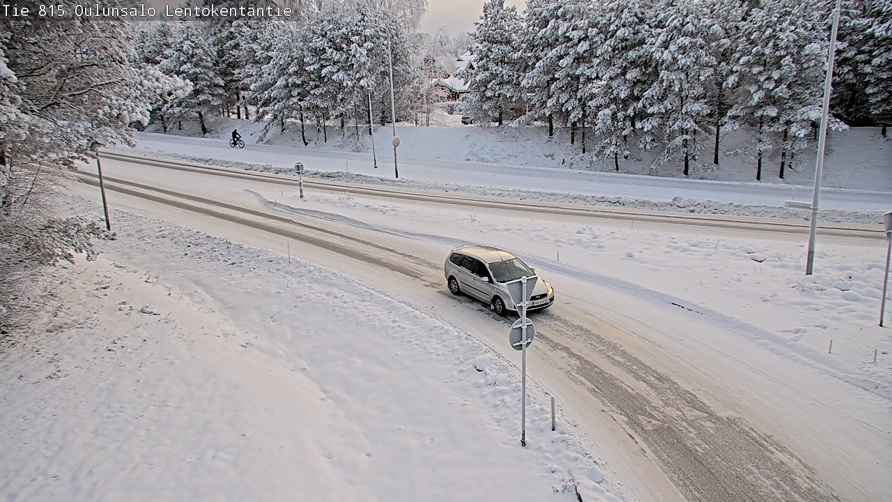 Kelikamerat Kuva Tie 816 Oulunsalo, Lentokentäntie, Oulu, Pohjois-Pohjanmaa