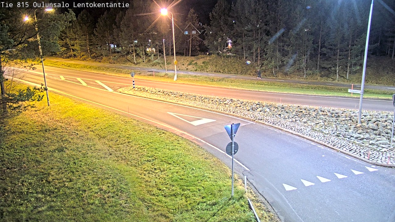 Kelikamerat Kuva Tie 816 Oulunsalo, Lentokentäntie, Oulu, Pohjois-Pohjanmaa