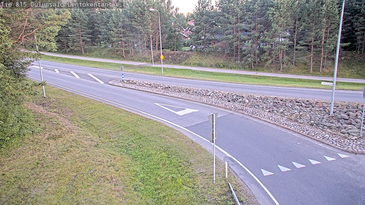 Kelikamerat Kuva Tie 816 Oulunsalo, Lentokentäntie, Oulu, Pohjois-Pohjanmaa
