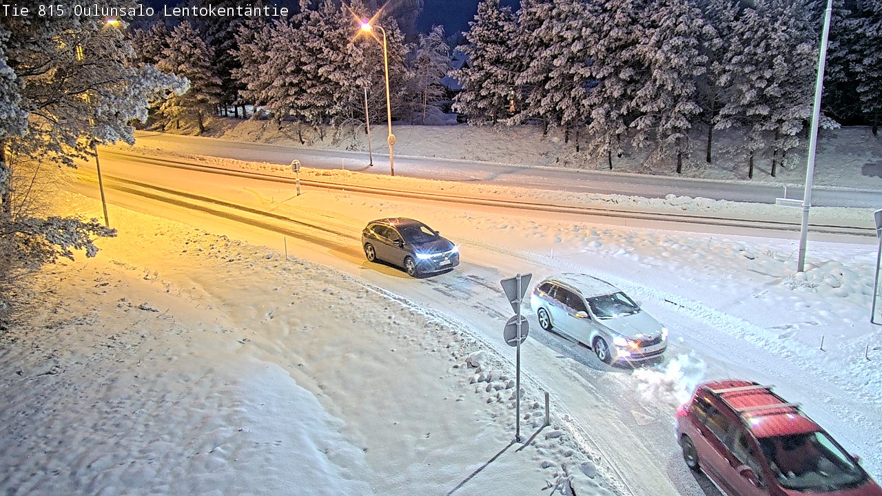 Kelikamerat Kuva Tie 816 Oulunsalo, Lentokentäntie, Oulu, Pohjois-Pohjanmaa