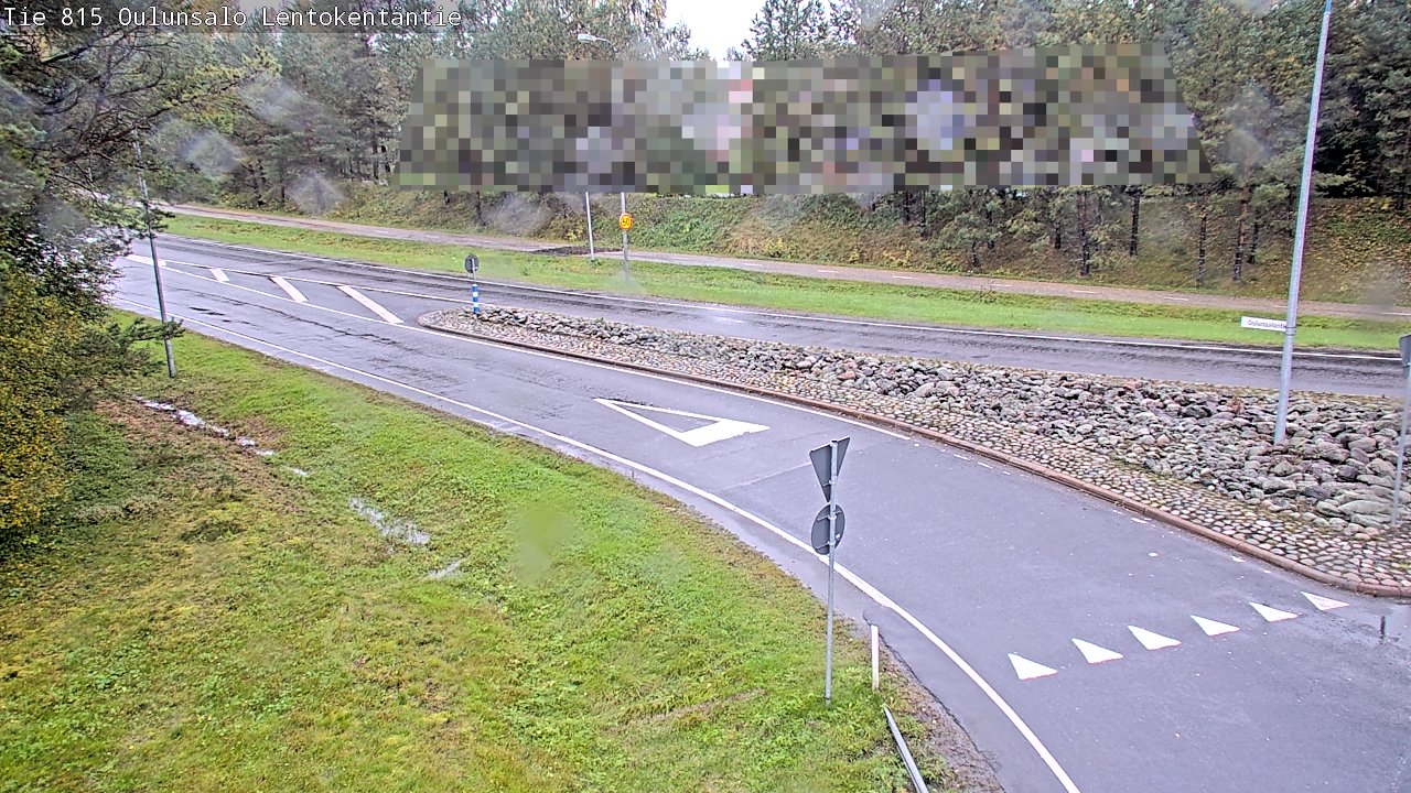 Weather Camera Image Road 816 Oulunsalo, Lentokentäntie, Oulu, Pohjois-Pohjanmaa