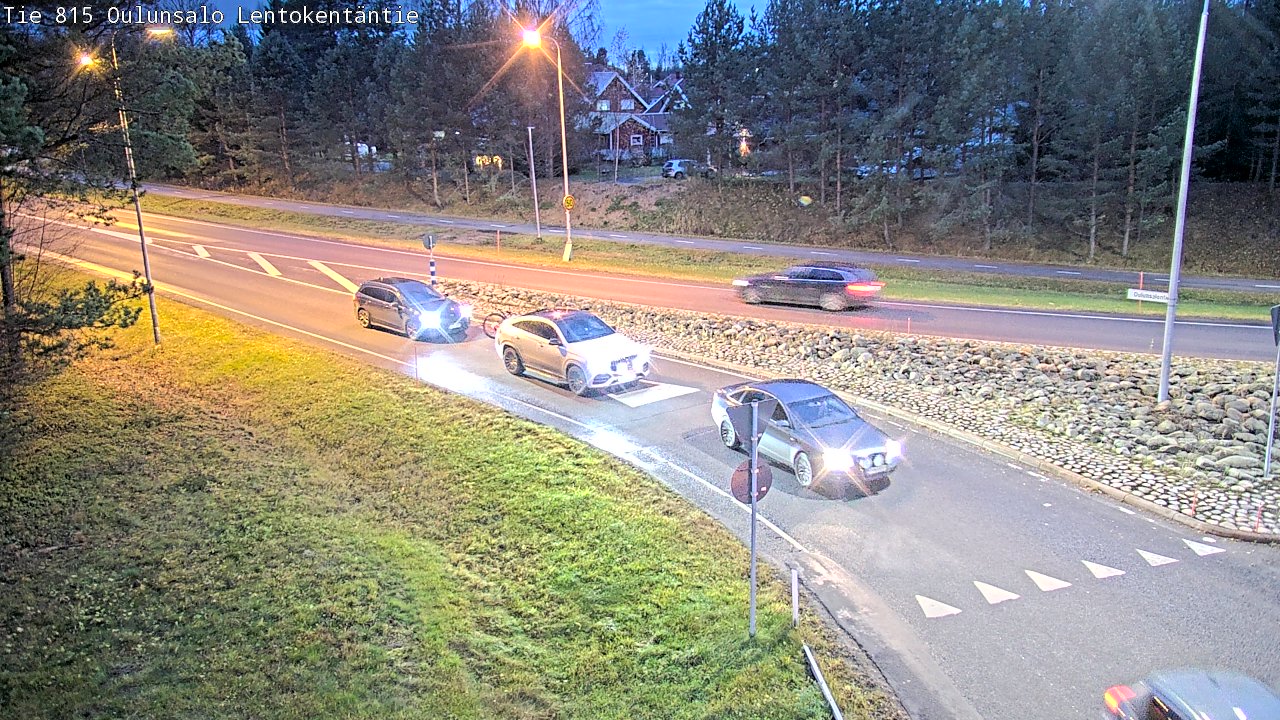 Kelikamerat Kuva Tie 816 Oulunsalo, Lentokentäntie, Oulu, Pohjois-Pohjanmaa