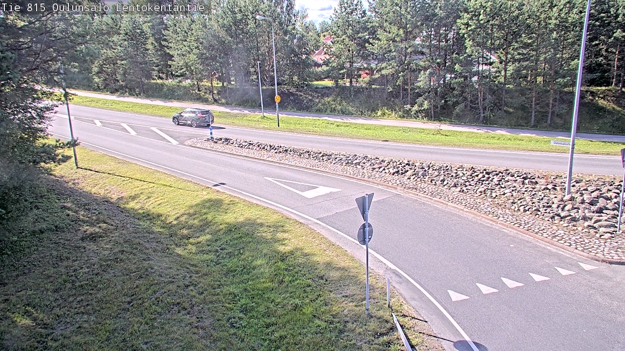 Kelikamerat Kuva Tie 816 Oulunsalo, Lentokentäntie, Oulu, Pohjois-Pohjanmaa