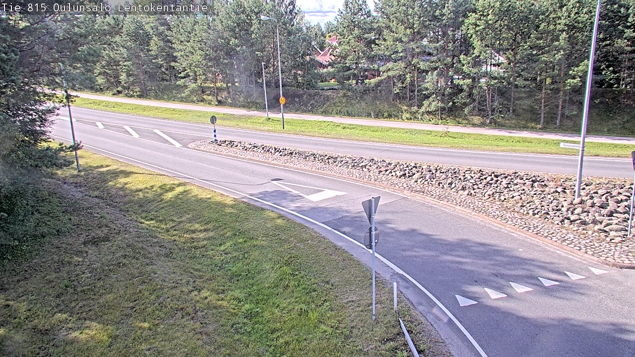 Weather Camera Image Road 816 Oulunsalo, Lentokentäntie, Oulu, Pohjois-Pohjanmaa