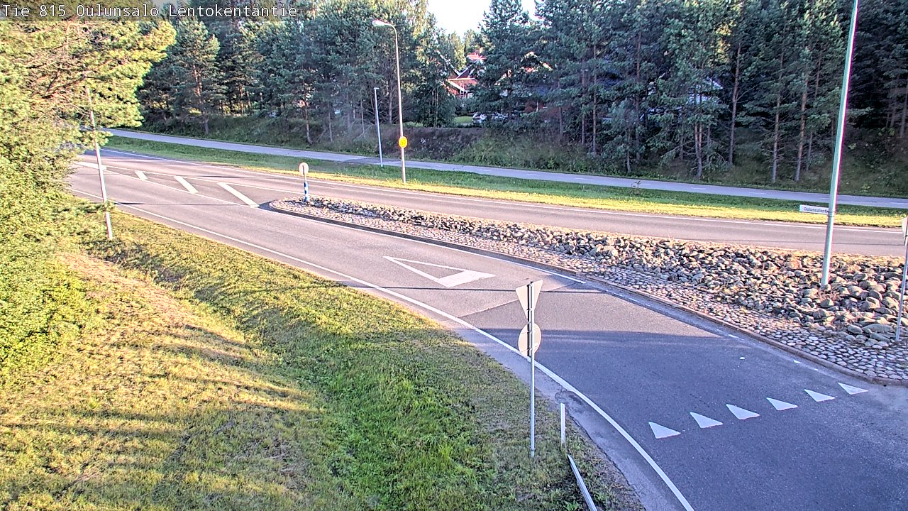 Kelikamerat Kuva Tie 816 Oulunsalo, Lentokentäntie, Oulu, Pohjois-Pohjanmaa