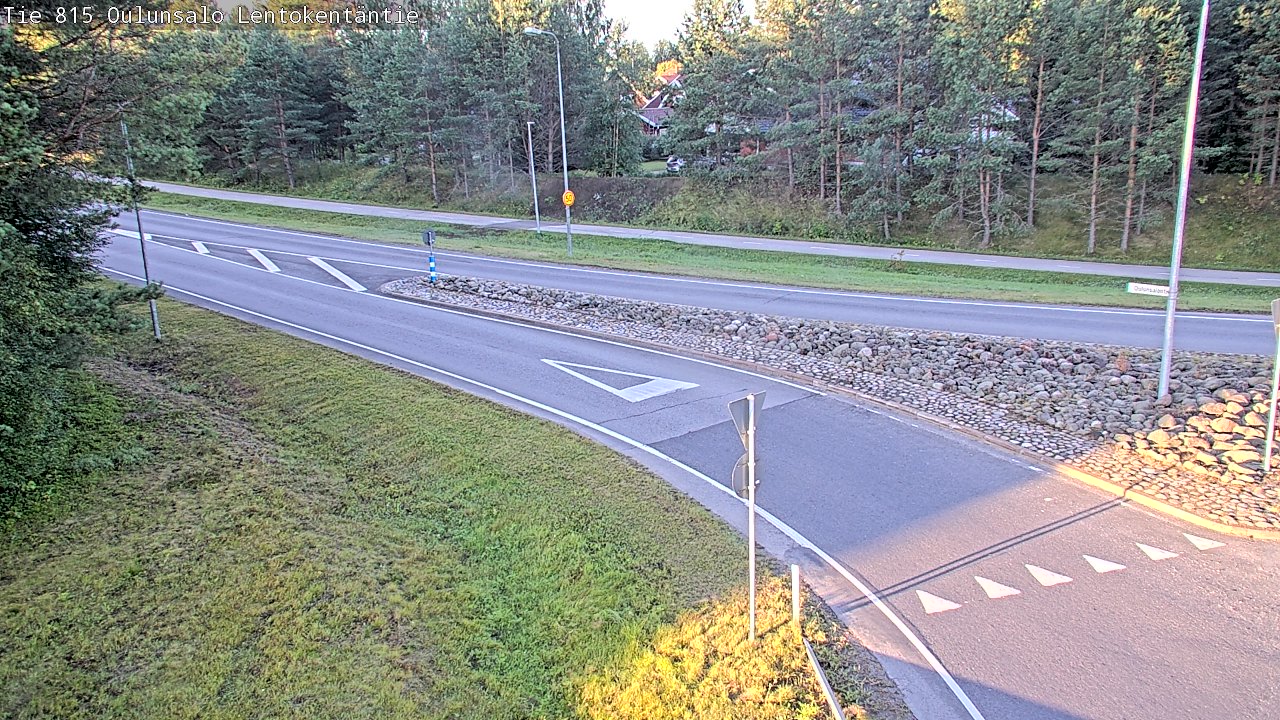 Weather Camera Image Road 816 Oulunsalo, Lentokentäntie, Oulu, Pohjois-Pohjanmaa