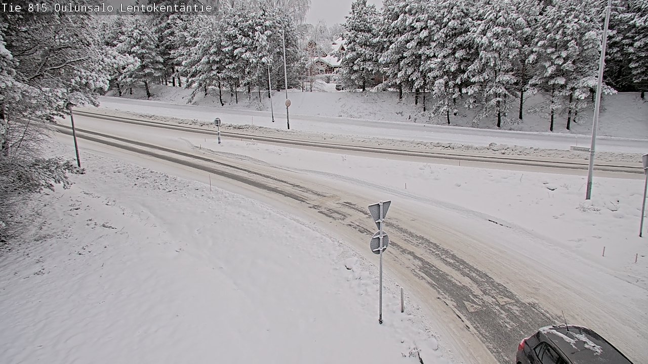 Kelikamerat Kuva Tie 816 Oulunsalo, Lentokentäntie, Oulu, Pohjois-Pohjanmaa