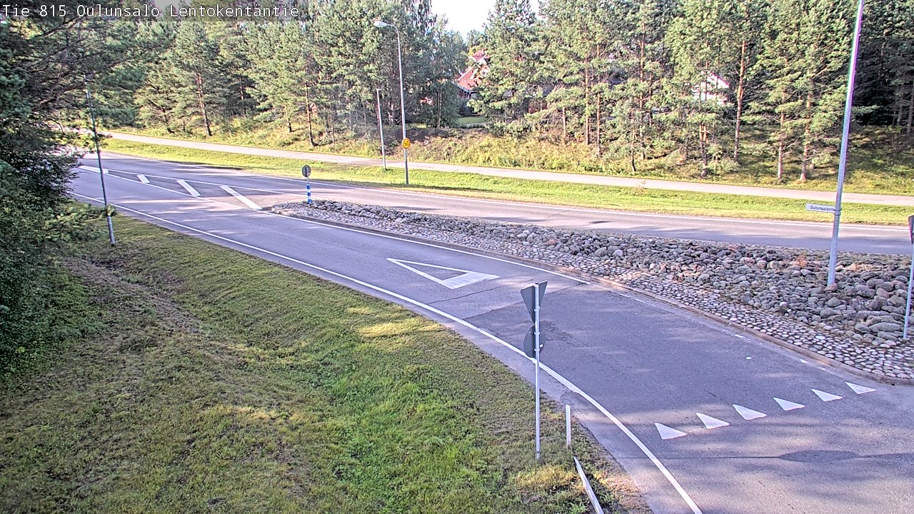 Weather Camera Image Road 816 Oulunsalo, Lentokentäntie, Oulu, Pohjois-Pohjanmaa