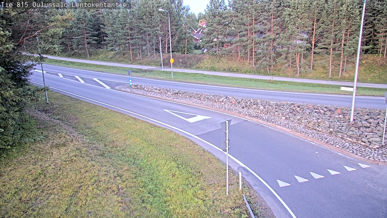 Kelikamerat Kuva Tie 816 Oulunsalo, Lentokentäntie, Oulu, Pohjois-Pohjanmaa