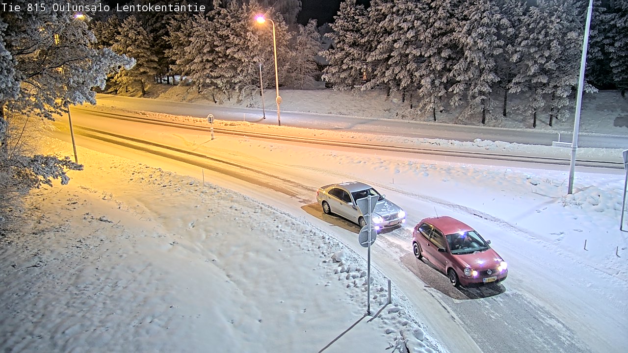 Kelikamerat Kuva Tie 816 Oulunsalo, Lentokentäntie, Oulu, Pohjois-Pohjanmaa