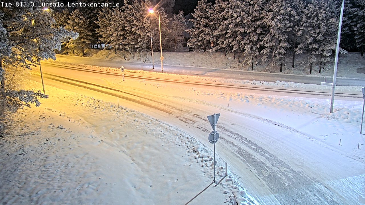 Kelikamerat Kuva Tie 816 Oulunsalo, Lentokentäntie, Oulu, Pohjois-Pohjanmaa